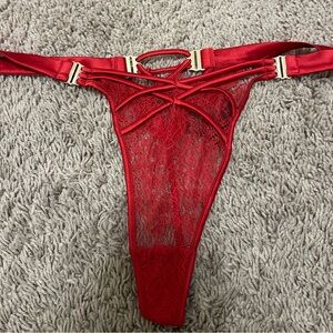 Honey Birdette Tessa Tango Red Thong Underwear